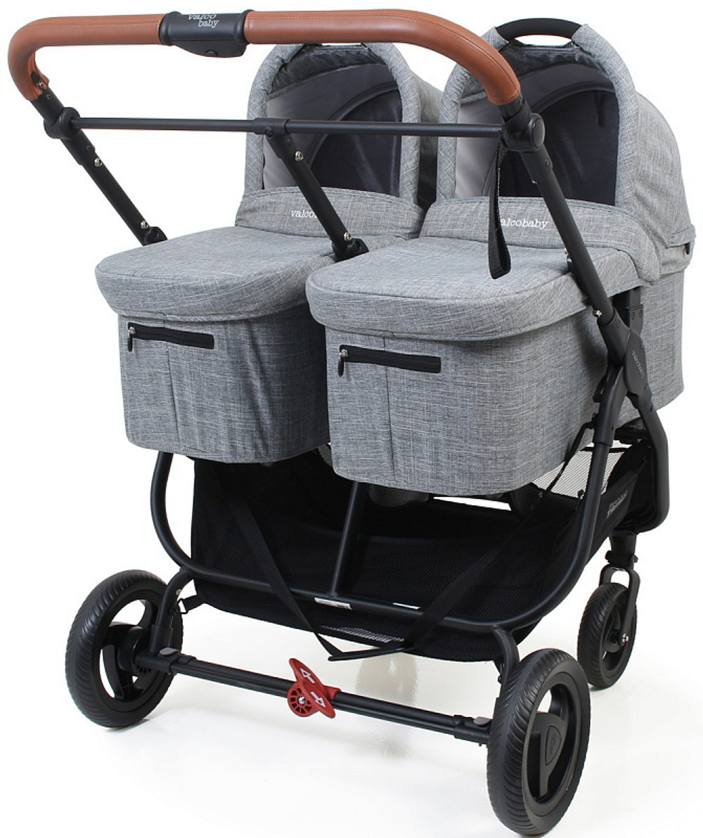 Детская коляска для двойни Valco baby Snap Duo Trend 2 в 1 Серый (Grey Marle)