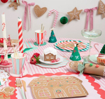 Салфетки большие "Рождественская полоска" 16 шт. (2024)