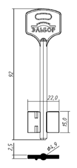 Заготовка дверняк ЭЛЬБОР 13