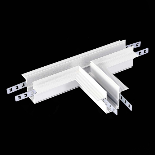 ST007.599.12 Коннектор T-образный для встраиваемого магнитного шинопровода под ГКЛ 12мм ST-Luce Белый