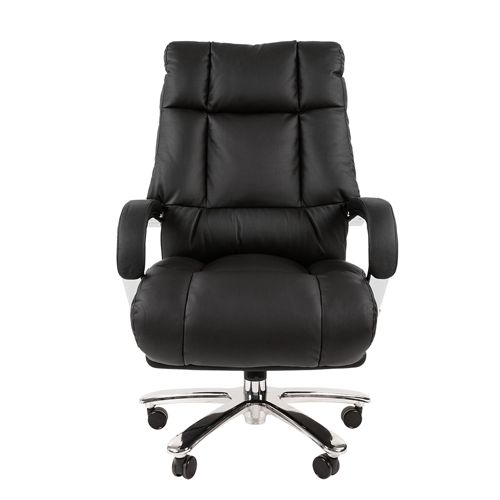 Кресло руководителя CHAIRMAN 405, Кожа, черный
