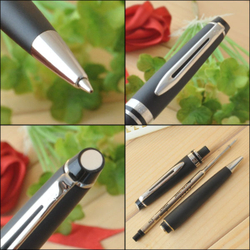 Шариковая ручка Waterman Expert 3, цвет: MattBlack CT, стержень: Mblue