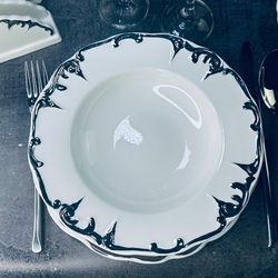 Lenardi 666-385 Набор из 6 глубоких тарелок 22см ARGENTO в под.уп.(х4)Фарфор