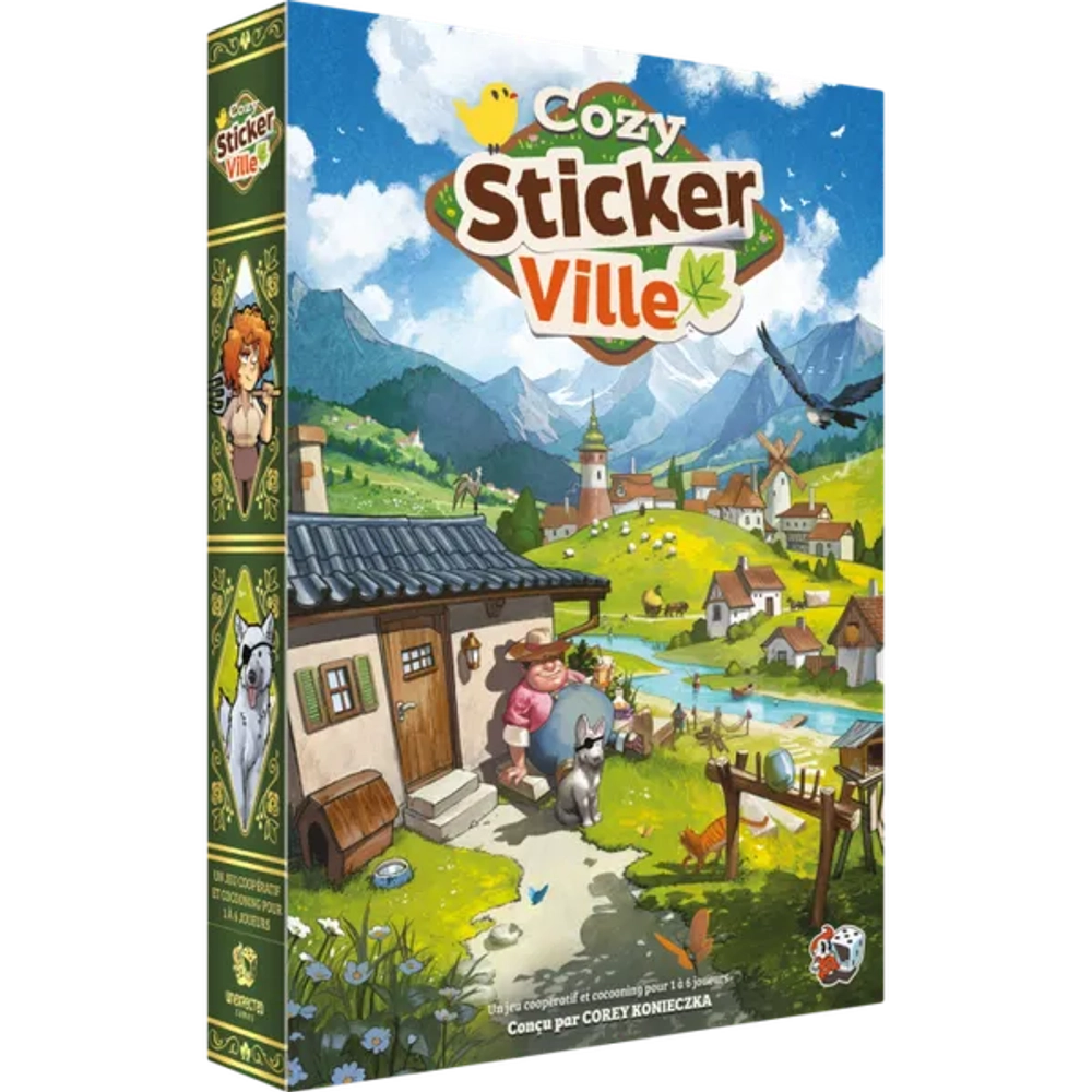 Cozy Stickerville - настольная игра