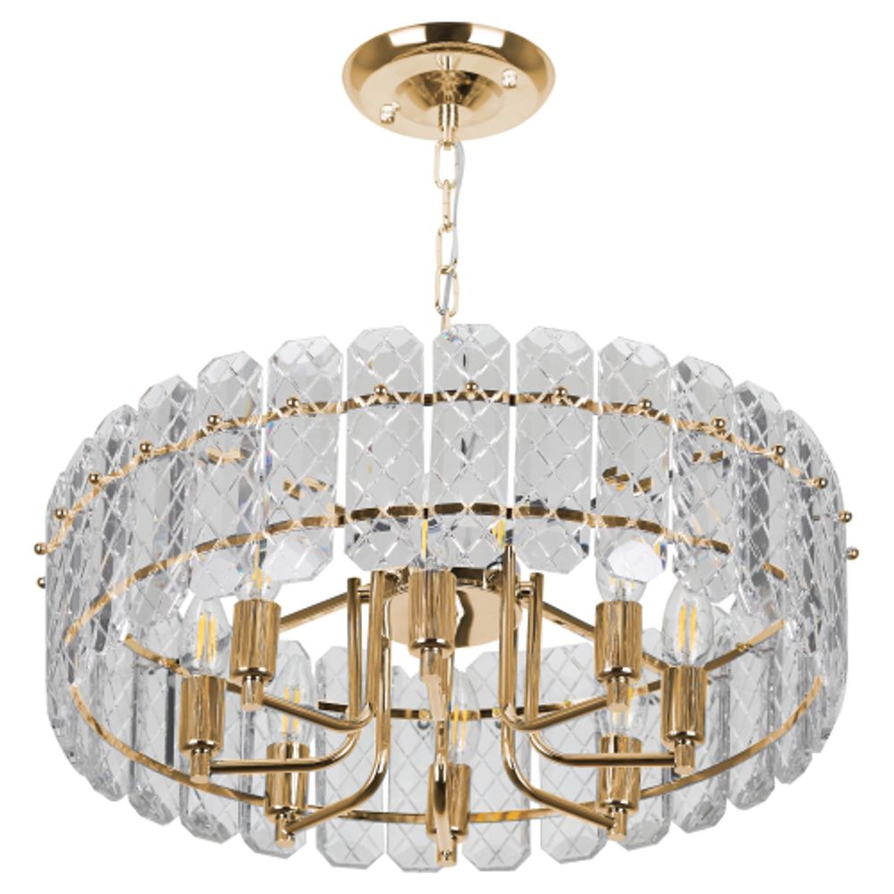Люстра Rivoli Sylvia 1049-308 8 х Е14 40 Вт хрусталь | Rivoli