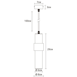 Подвесной светильник Arte Lamp A3144SP-1PB