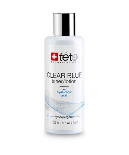 Тоник-лосьон с гиалуроновой кислотой / TETe CLEAR BLUE Toner-Lotion, 200 мл