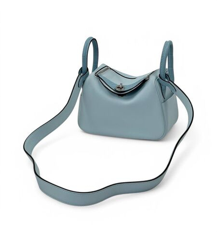 Сумка Hermes частично из кожи крокодила 20 см