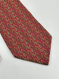 Галстук красный Salvatore Ferragamo