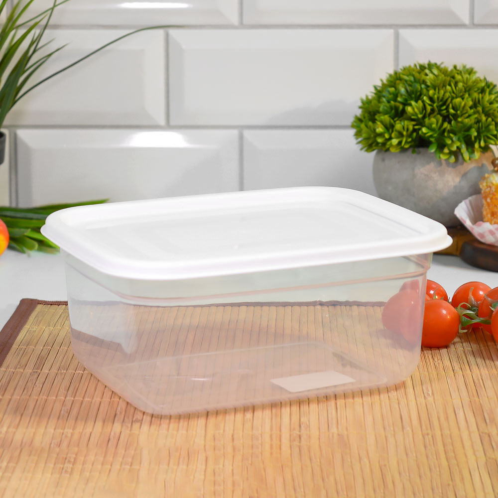 Емкость для СВЧ 1,9л "Матрешка" (белый)