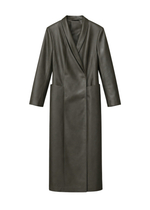 Пальто Тринити из кожи