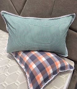 Наволочка  Клетка Муслин 50/70