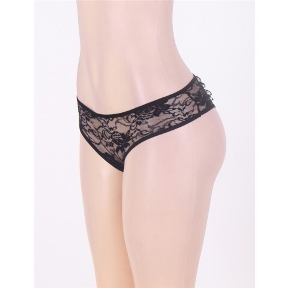 Кружевные трусики с доступом, XL-2XL