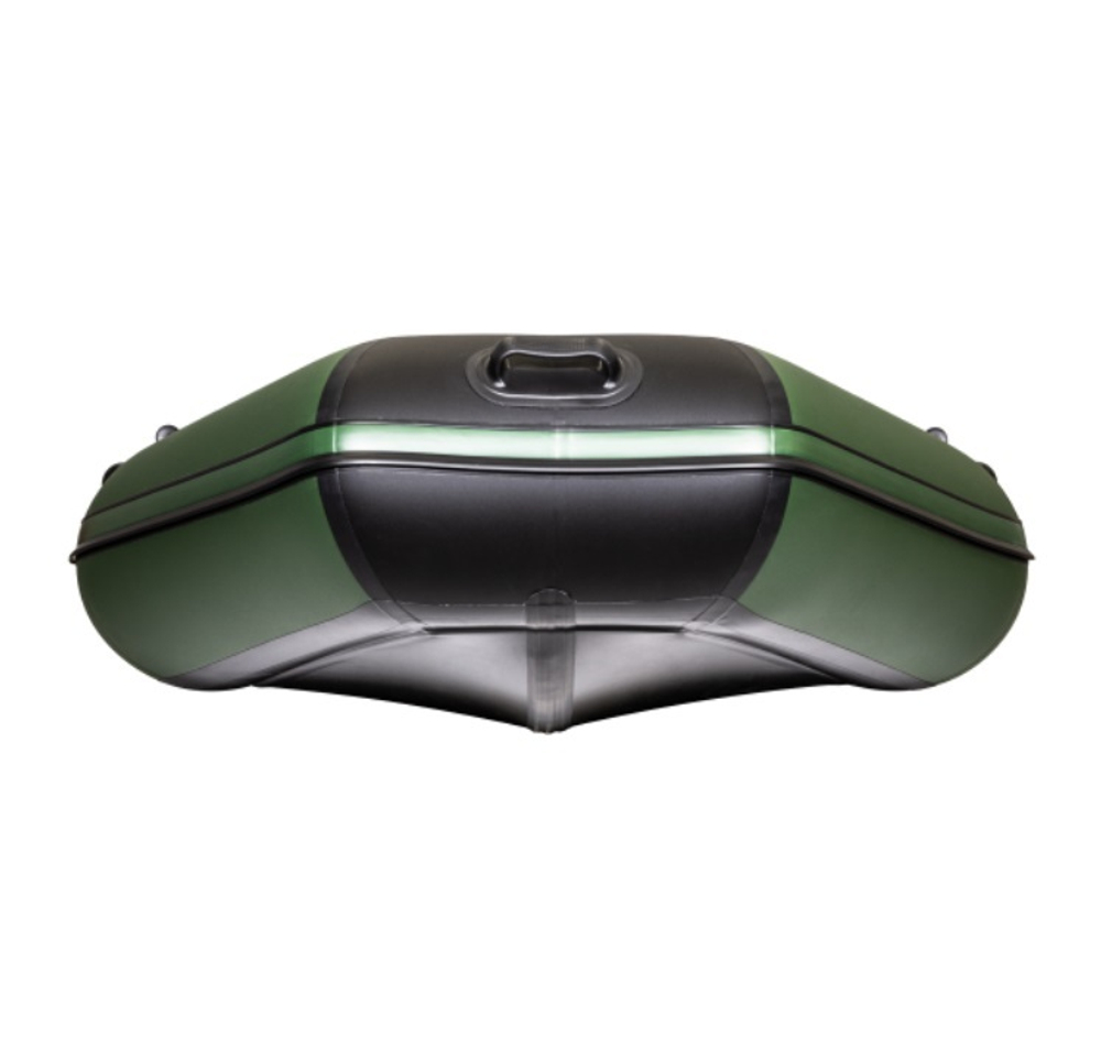 Лодка ПВХ АКВА 2800 Слань-книжка киль Зелено-черная