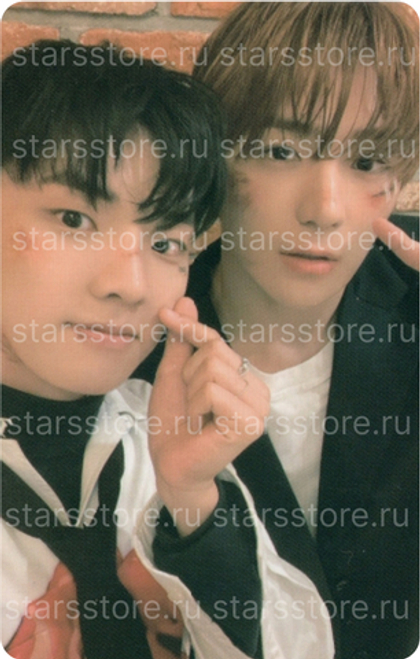 Фотокарта юнитная Hyunjae & Q THE BOYZ - MAVERICK Mood Ver.