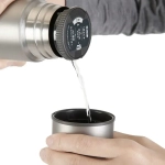 Термос с колбой из титана тм THERMOS FJN-500T Titanium Gray 0.5L