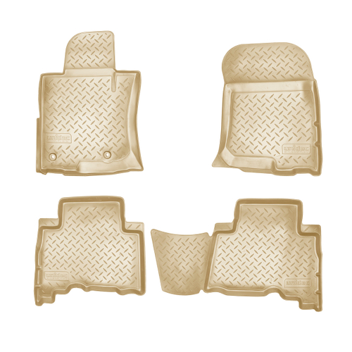 Ковры в салон Norplast/Unidec для Toyota LC 150 Prado в кузове J150 (2013-), Бежевый, 5 мест, арт.NPL-Po-88-54-B