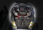Выхлопная система с заслонками для Ford Mustang S550 Facelift 5.0T #1