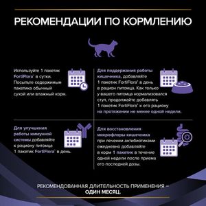 Кормовая добавка для котят и кошек Pro Plan VETERINARY DIETS FortiFlora для поддержания баланса микрофлоры