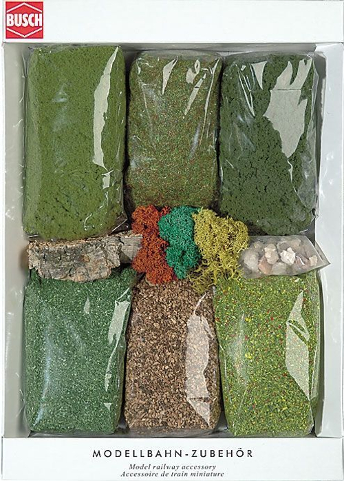 Набор для создания ландшафта, трава, кусты и др.