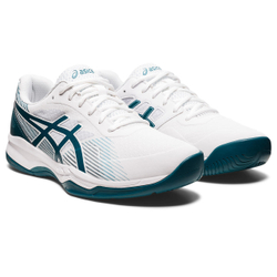 Мужские кроссовки теннисные Asics Gel-Game 8 - white/velvet pine