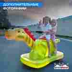 Детский электромобиль для парка развлечений «Дино приключение» двухместный, полный привод