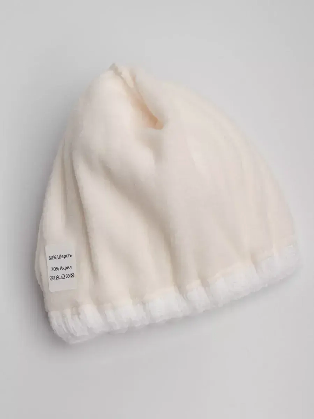 Шапка для девочки осенняя c ушками и снуд