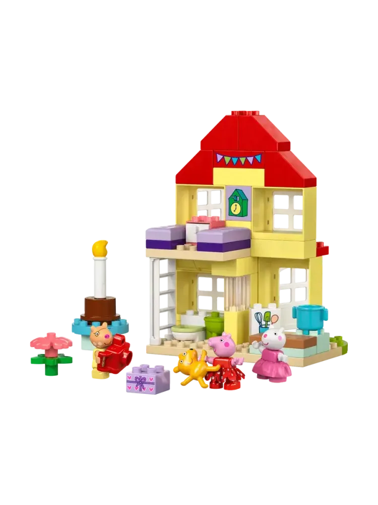 Конструктор Duplo 10432 Свинка Пеппа: домик для дня рождения