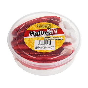 Виброхвост несъедоб. Trofey 5.5'/14см Red Sparkles WT 20шт. (HS-25/1-034-N-20) Helios