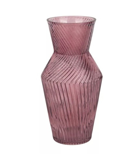 Ваза "Розалия" 29см, цв.бордовый