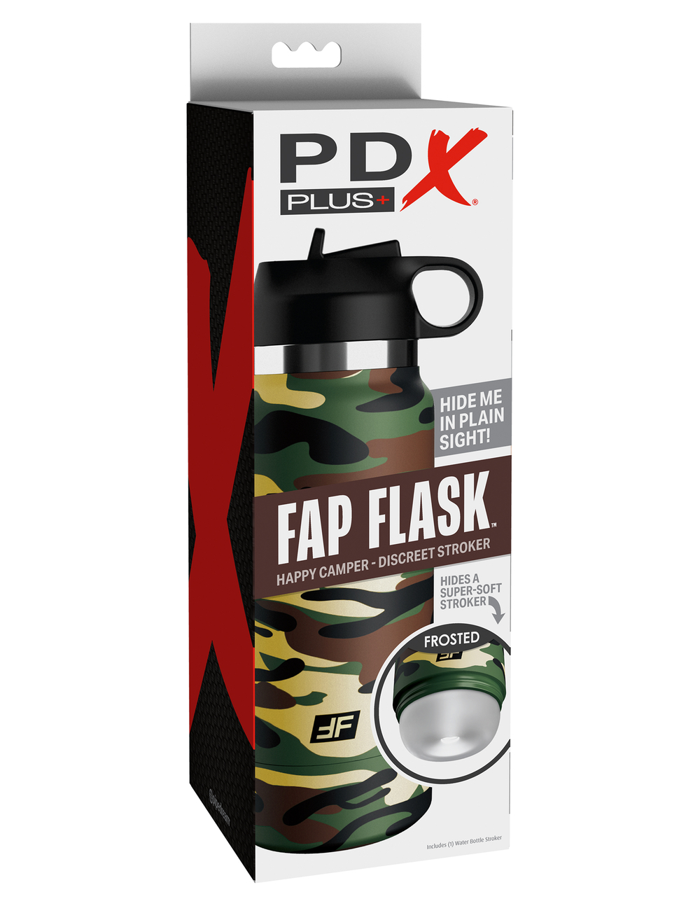 Мастурбатор Fap Flask Thrill Seeker Discreet Stroker Камуфляжный - Frosted Pipedream RD63020PD