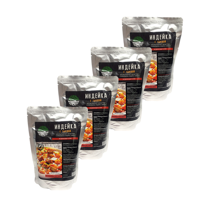 Готовое блюдо Индейка с тыквой 300 г. (Кронидов) 4шт*300гр, 1,2кг