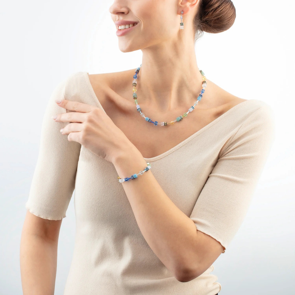 Серьги Coeur de Lion Aqua-Green 4905/21-2005