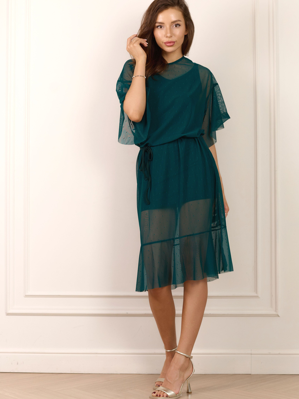 Платье Беседы под луной Изумруд