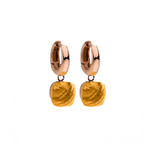 Серьги Qudo Firenze sunflower 300257 BR/RG