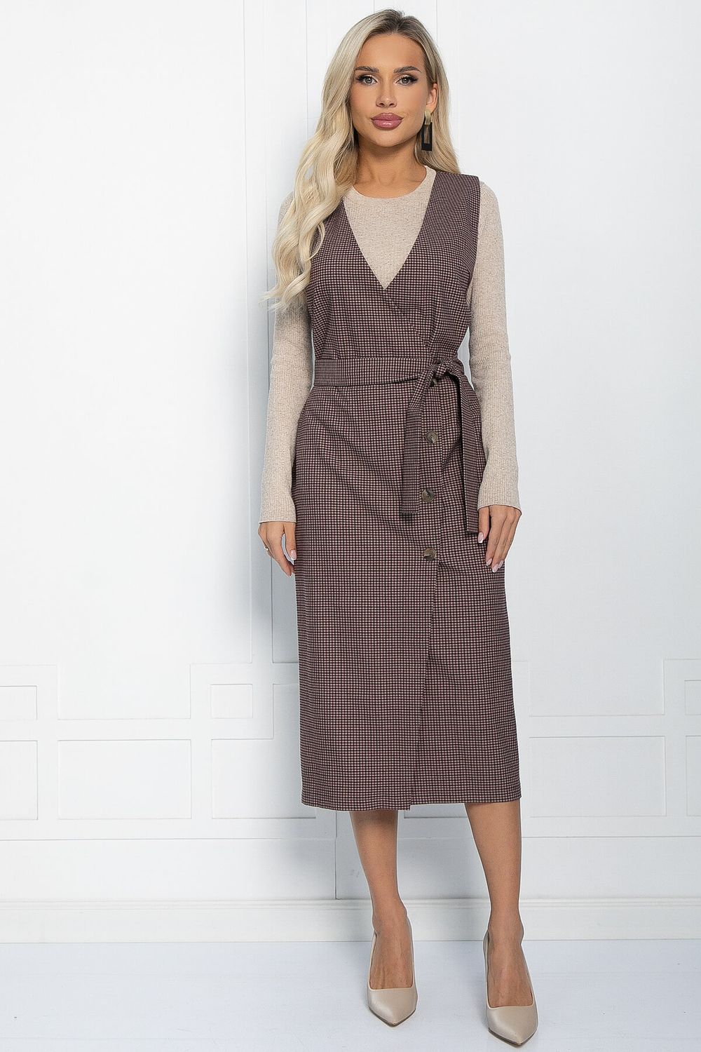 Сарафан Илга (коричневый) П11297 LT Collection