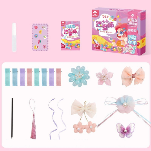 Набор создания украшений для волос "Pink"