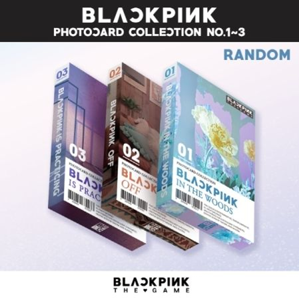 Альбом BLACKPINK - THE GAME Photocard Collection RANDOM (1 3) Version
