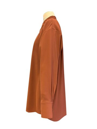 Блуза овер с перьями