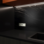 Клавиши для выключателя/переключателя двухклавишного, S70 Metal (никель)