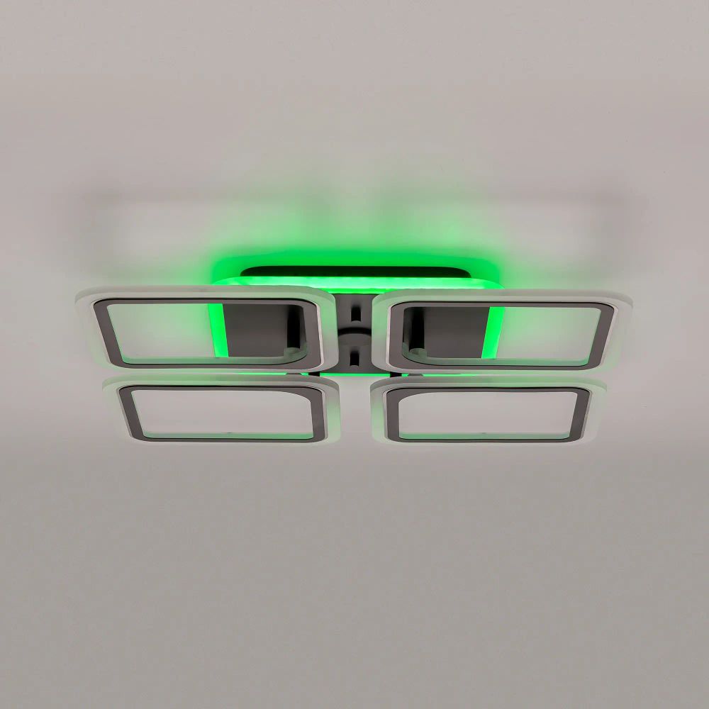 Citilux Марсель Смарт CL232A145E RGB Умная люстра Чёрная