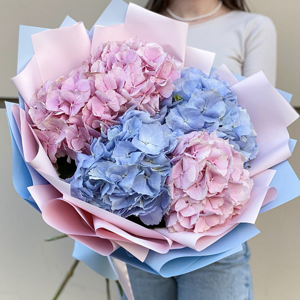 Букет из гортензий