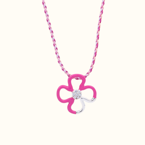 Колье Clover Pink