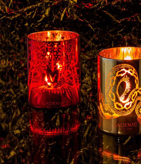 Leopard, свеча Africa collection, Ladenac Milano
