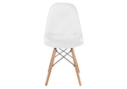 Деревянный стул Kvadro 1 white / wood