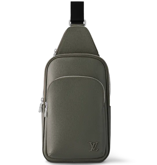 Сумка-слинг Louis Vuitton Avenue NM кожа Taiga Green