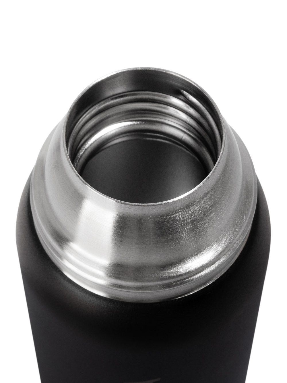 Термос Relaxika 103 (0,75 литра), черный (стикерпак "Зимний спорт")