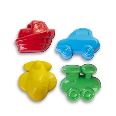 Песочный набор №13 4 формочки транспорт (АлексТойз)
