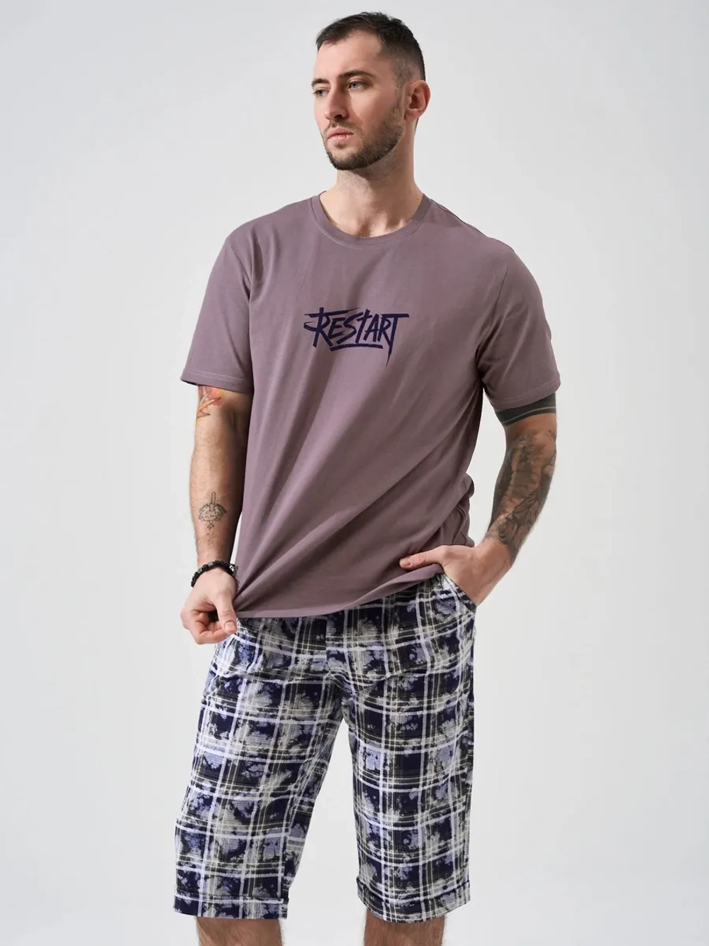 Комплект мужской "Рестарт" (бриджи)