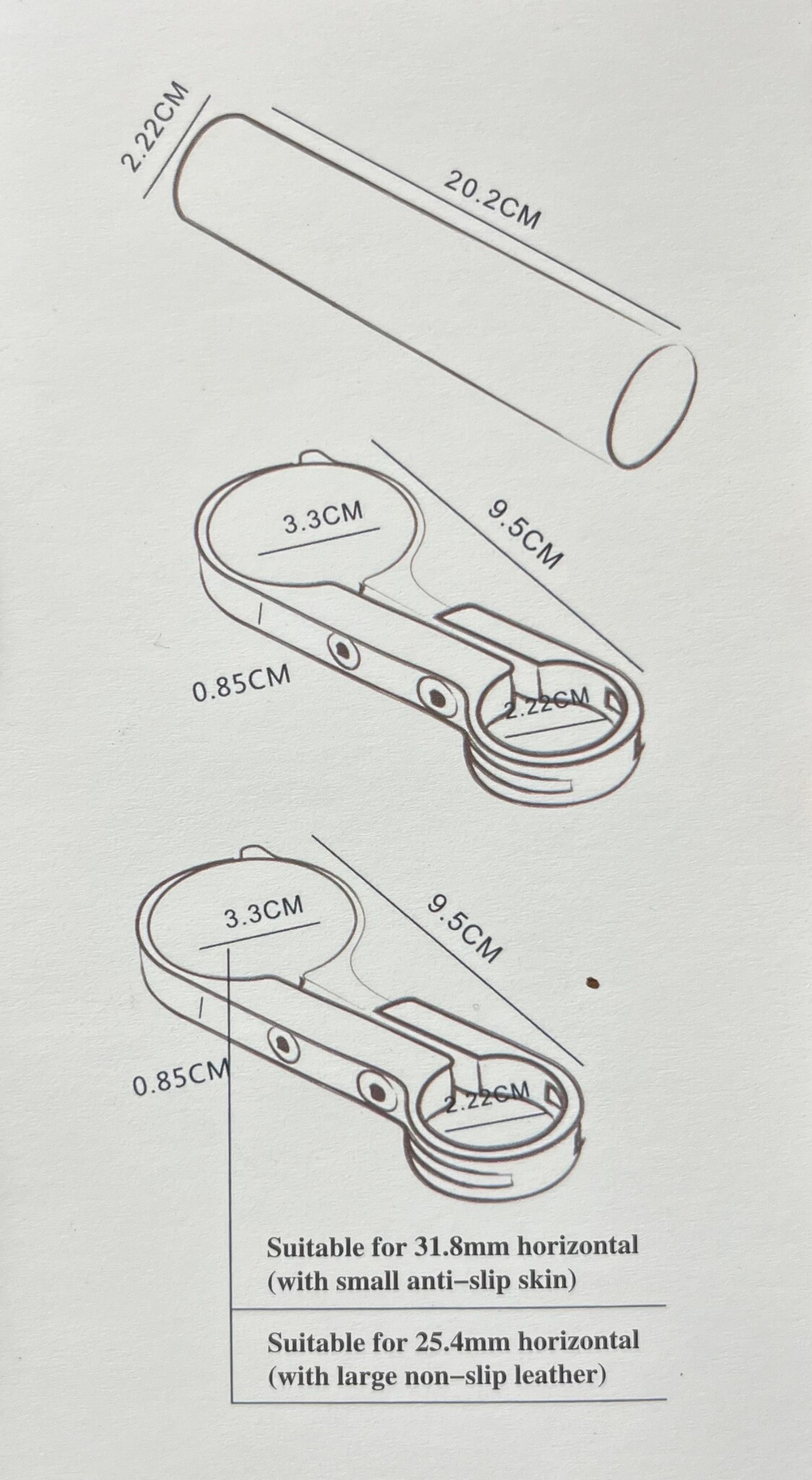 Стойка для увеличения места на руле для электросамокатов велосипедов черная